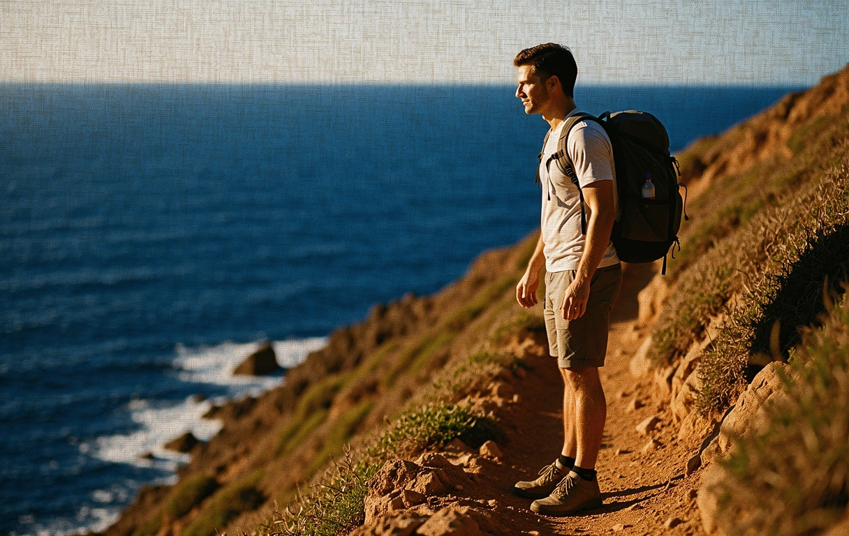 Coastal hiking